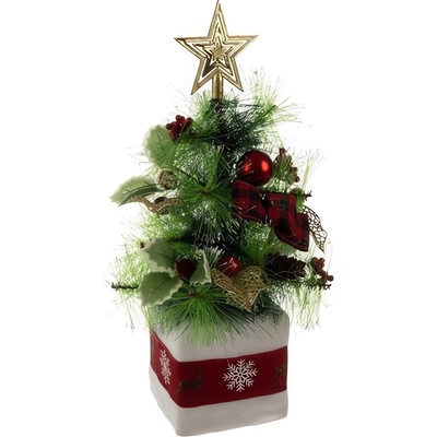 Ruhhy 22591 Vianočný stromček s ozdobami 45 cm
