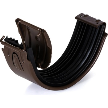 Evromat Spojka pre odkvapový žľab 250 mm pozink lak RAL 8017 hnedá