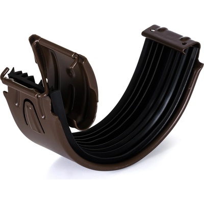 Evromat Spojka pre odkvapový žľab 250 mm pozink lak RAL 8017 hnedá