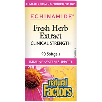 Natural Factors Echinamide Fresh Herb Extract Clinical Strength 250 mg [90 Гел капсули]