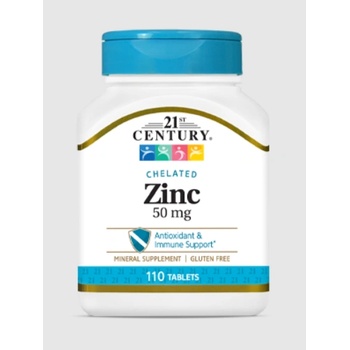 21st Century Zinc 50mg - Цинк | 110 tabs (9228)