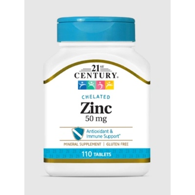 21st Century Zinc 50mg - Цинк | 110 tabs (9228)