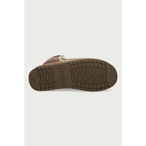 Mou Mini Eskimo Platform Boot апрески дамски от велур - answear - 449,65 лв