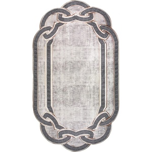 Vitaus Сив/бежов килим 120x80 cm - Vitaus (FGR-S408-80x120)