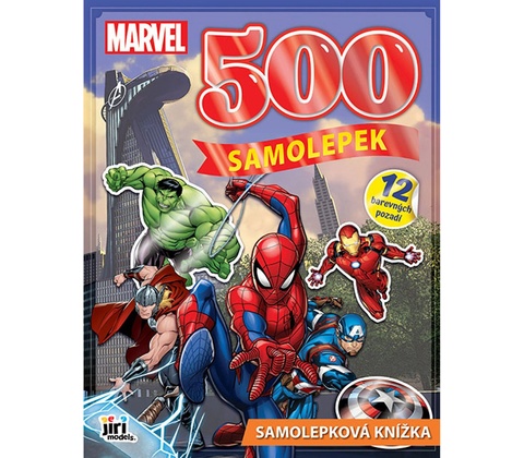 500 samolepek Marvel