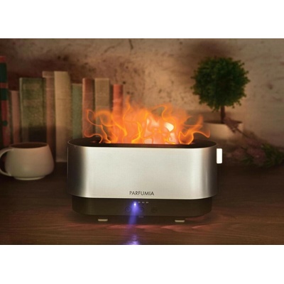 Aromiqa FLAME sonický aroma difuzér efekt plamene & měnící LED osvětlení časovač 2 6 h
