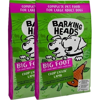 Barking Heads Chop Lickin’ Lamb Large Breed 2 x 12 kg