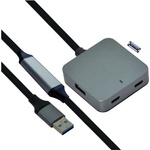 VALUE Разклонител VALUE USB 3.2 USB-C - USB-A - 2x USB-A, 2x USB-C 10 м, черен 12.99. 1125-10 (12.99.1125-10)