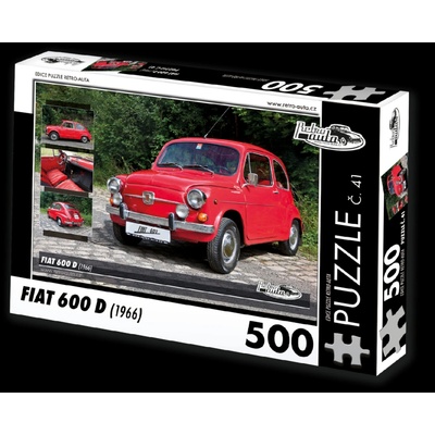 Retro-auta č. 41 Fiat 600 D 1966 500 dielov