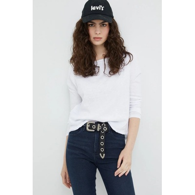 American Vintage Памучна блуза с дълги ръкави American Vintage T-SHIRT ML COL BATEAU (SON31G)