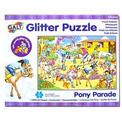 Galt Toys Galt - Блестящ пъзел "Понита