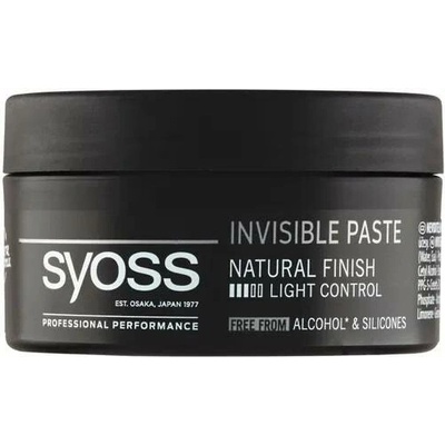 Syoss Invisible Hold stylingová pasta pro středně silnou fixaci 100 ml