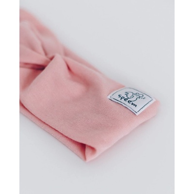 Speem Detská čelenka Turban Ružová