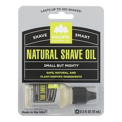 Pacific Shaving Co. Shave Smart Natural Shave Oil na holenie 15 ml