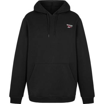 Reebok Суичър Reebok Men's Identity Small Logo Overhead Hoodie - Black/White