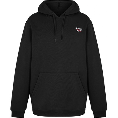 Reebok Суичър Reebok Men's Identity Small Logo Overhead Hoodie - Black/White