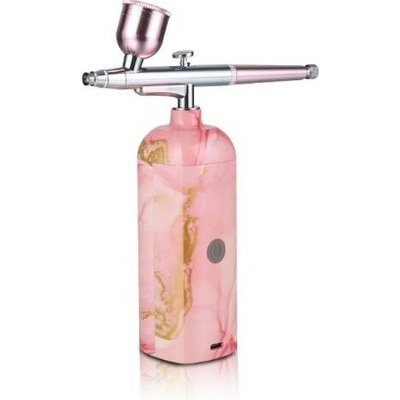 Dortisimo Prenosná ručná airbrush sada mramorovaná ružová c1ks 20 ml