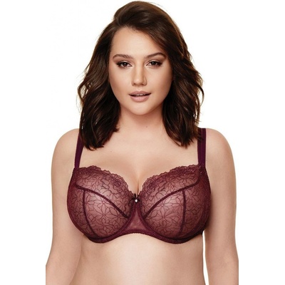 Gorteks Pamela/B2 mäkká podprsenka švestková