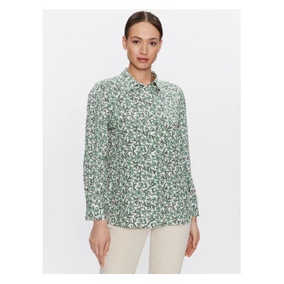 Benetton Риза 5T17DQ02Y Зелен Relaxed Fit (5T17DQ02Y)