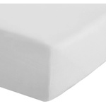 Catherine Lansfield Бял еластичен чаршаф от перкал 135x190 cm Easy Iron Percale - Catherine Lansfield (BD/18277/W/DFDX/WH)