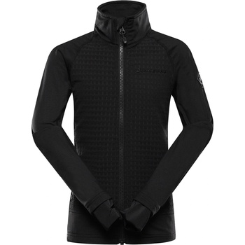 Alpine Pro Детска бързосъхнеща суитшърт с проразтег ALPINE PRO QUERTO 2 black ALPINE PRO | Cheren | Момчешки | 104/110