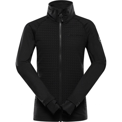 Alpine Pro Детска бързосъхнеща суитшърт с проразтег ALPINE PRO QUERTO 2 black ALPINE PRO | Cheren | Момчешки | 104/110