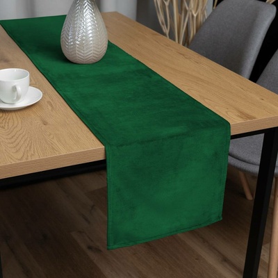 Biante Sametový běhoun Velvet Premium SVP-032 Zelený 45x120 cm
