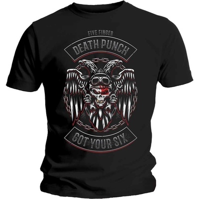 Five Finger Death Punch tričko Biker Badge black