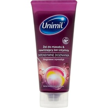 Unimil Intense Masážní a lubrikační gel 2v1 200 ml