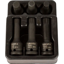 Sada vonkajších nástrčných kľúčov XZN 1/2", krátke a dlhé M14, M16, M18, sada 6 ks - LIATF5214