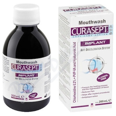 Curasept ADS Implant Ústna voda 200 ml