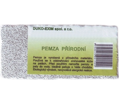 Duko kosmetická pemza 9300 na ztvrdlou kůži přírodní