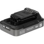 Black & Decker BLACK+DECKER Акумулаторна батерия 18V/2.0Ah Li-Ion, индикатор за ниво на зареждане BDL2018S (BDL2018S)