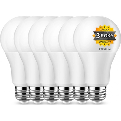Berge LED žiarovka A60 E27 12W 980lm teplá biela 5+1