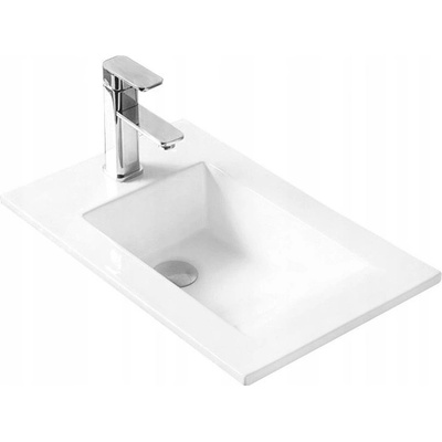 Mexen Alir умивалник вграден в плот 34 x 55 см, бял - 25503400 (25503400)