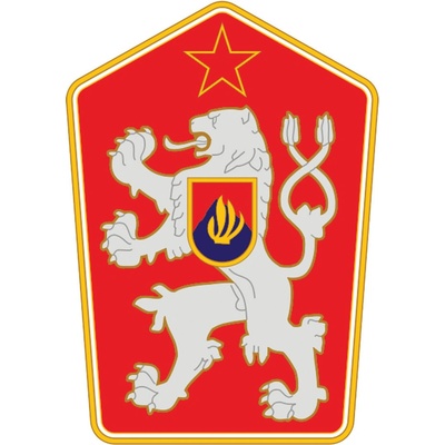 Samolepka znak ČSSR 8,5 x 6 cm - barevná – Hledejceny.cz