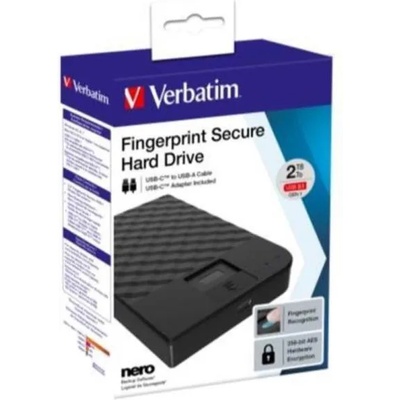 Verbatim Fingerprint Secure 2TB (53651/53653)