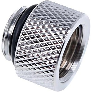 Alphacool Удължител Alphacool Eiszapfen, G1/4 вънжна към G1/4 вътрешна резба, Сребрист (1011184) - tehnik