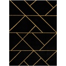 Dywany Łuszczów Emerald geometric 1012 Black and gold