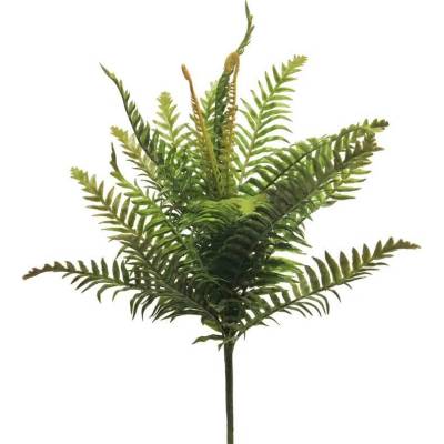 Umělá rostlina, Kapradina - Polystichum fern zelená 46cm