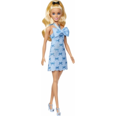 Mattel FBR37 HYT93 Barbie Fashionista Modré mašle