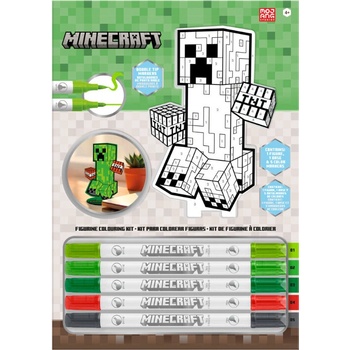 Omalovánka 2D Minecraft Creeper