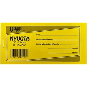 VECTRALINE Печатни разписки VECTRALINE 50x2 плоски 1 ред 20 броя B15-40/V/07/CS (B15-40/V/07/CS)