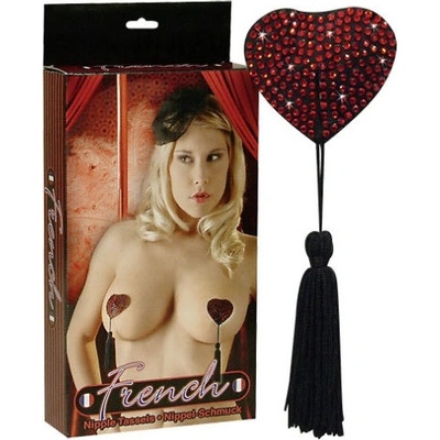 French - srdíčka s třásněmi