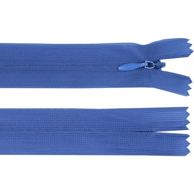 Spirálový zip skrytý No 3 délka 30 cm dederon Varianta: 213 modrá safírová, Balení: 1 ks