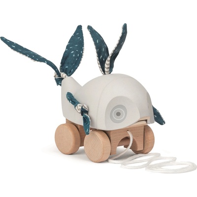 Micki Дървена играчка за дърпане Micki - Кит (102187)