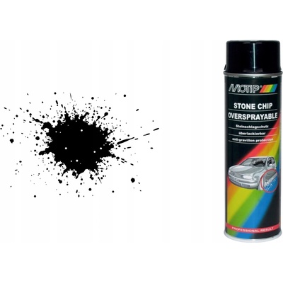 MoTip Anti gravel Spray čierny 500ml