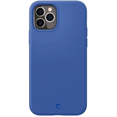 Spigen Cyrill Silicone Case - силиконов (TPU) калъф за iPhone 12, iPhone 12 Pro (син)