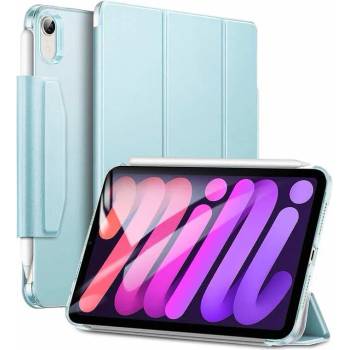 ESR Ascend Trifold Case - полиуретанов калъф с поставка за iPad mini 6 (2021) (светлосин)