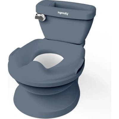 Ingenuity Toaleta dětská se zvukem My Size Růžová